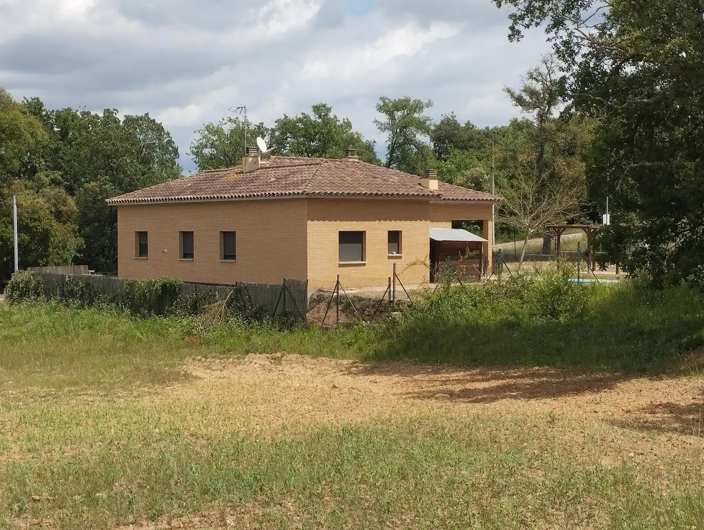 Vista exterior de Casa o xalet en venda en Bescanó