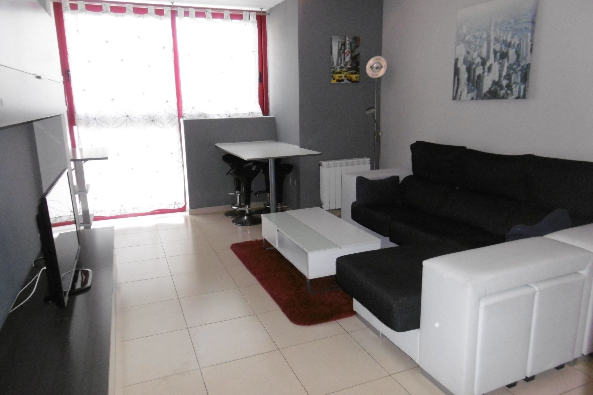 Sala de estar de Piso en venta en Figueres con Calefacción