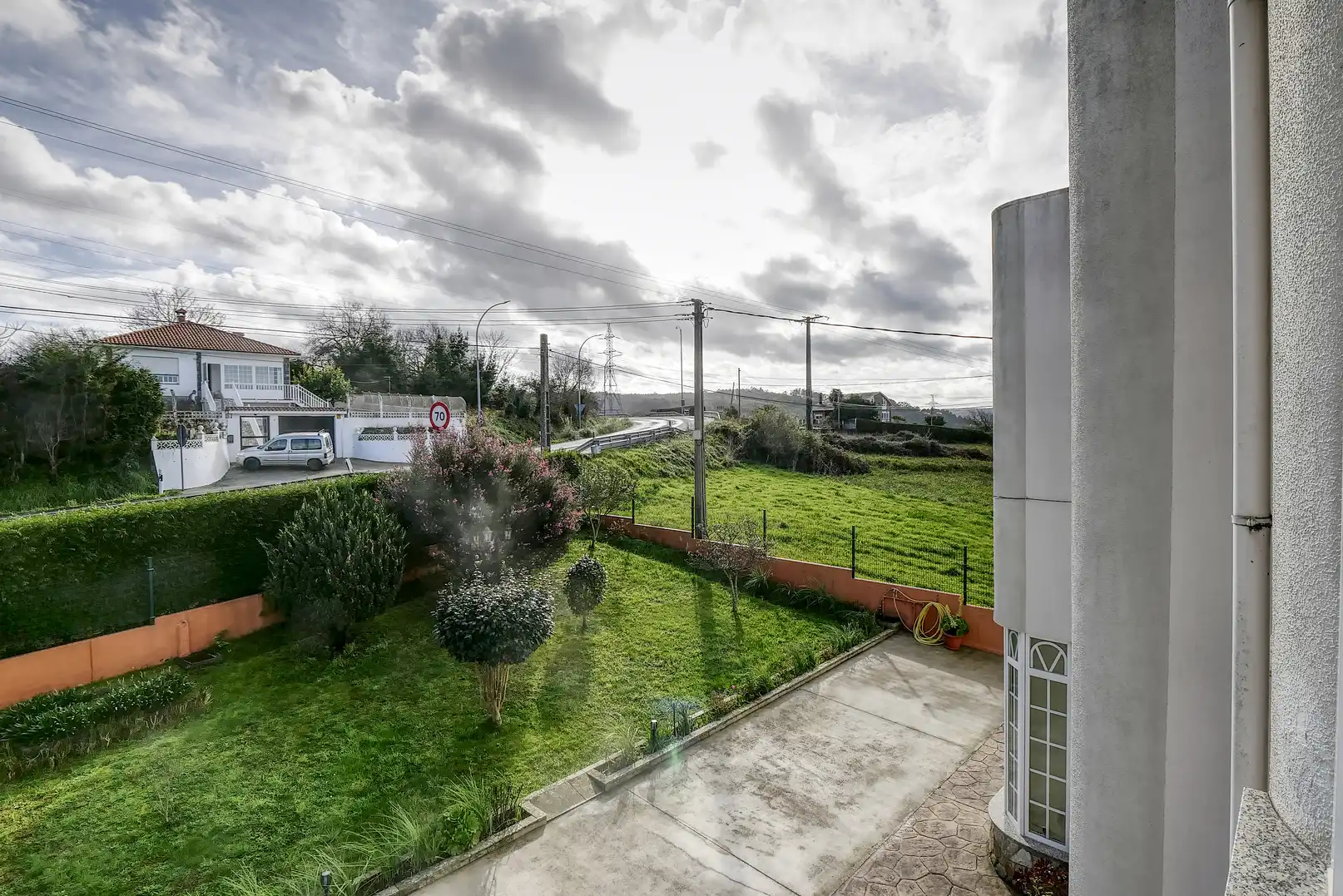 Vista exterior de Casa o chalet en venta en Bergondo con Calefacción, Jardín privado y Horno