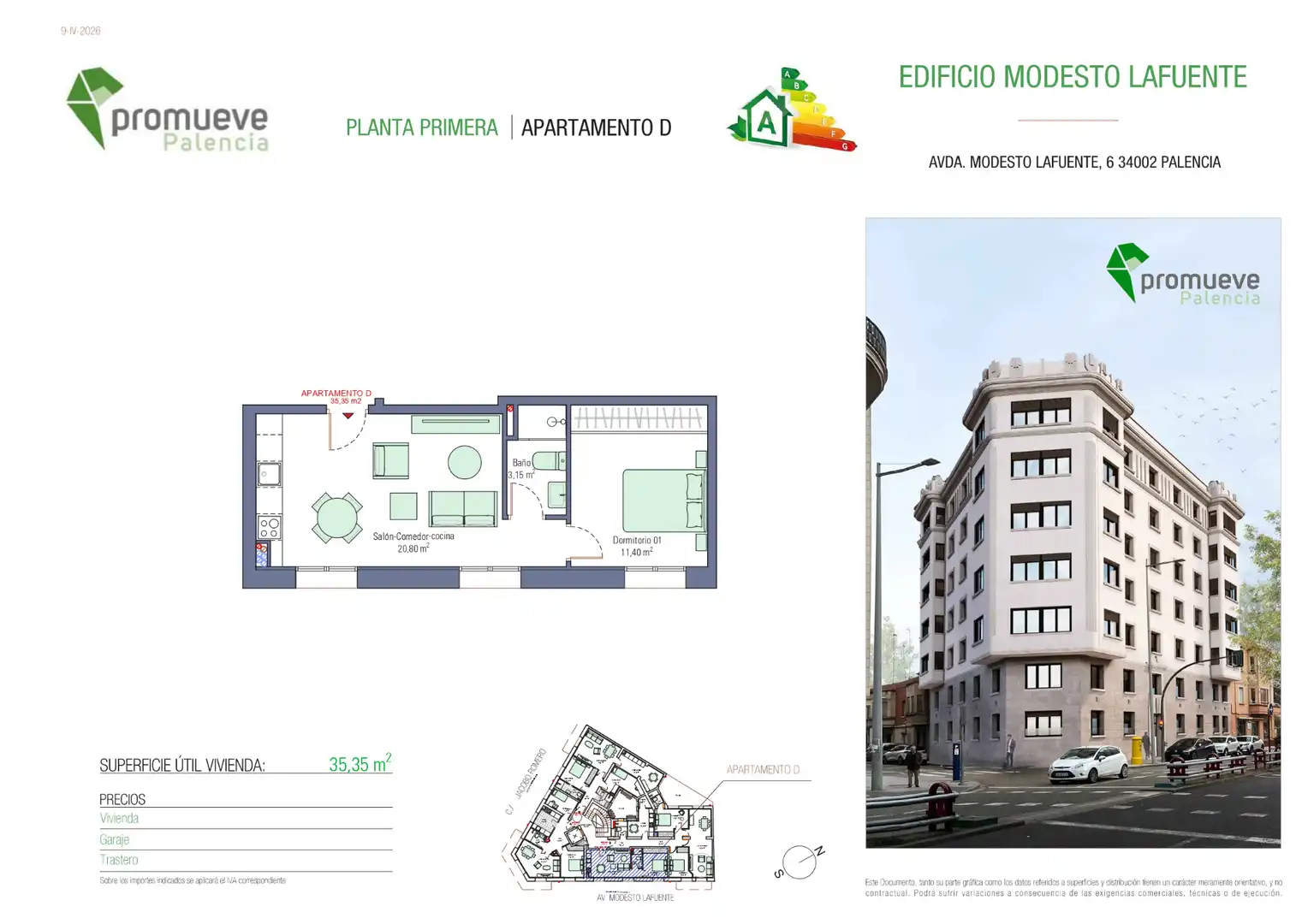 Apartament amb ascensor en venda a Avenida Modesto Lafuente 6, imagen 2