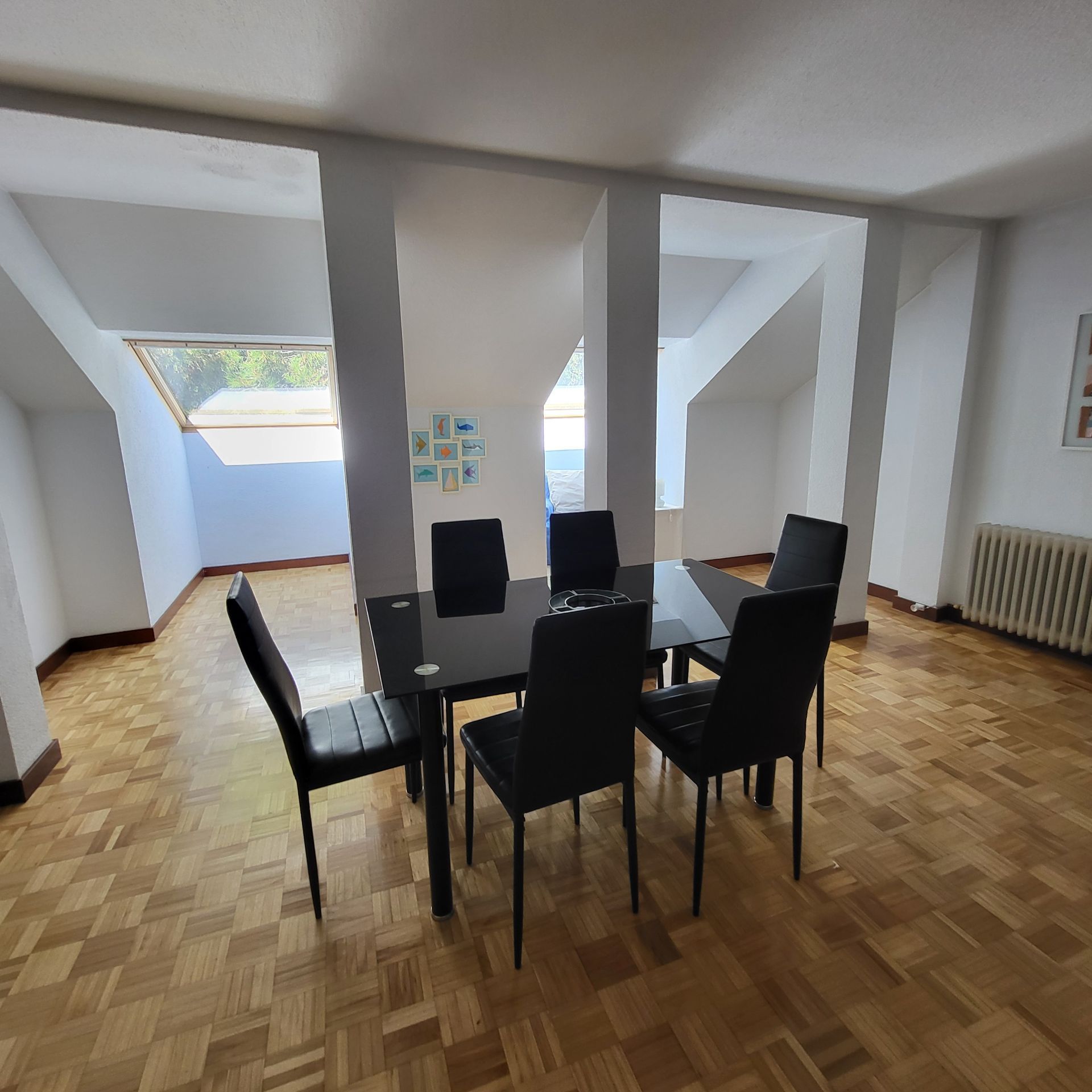 Dining room of Flat to rent in Ávila Capital  with Heating, Terrace and Furnished