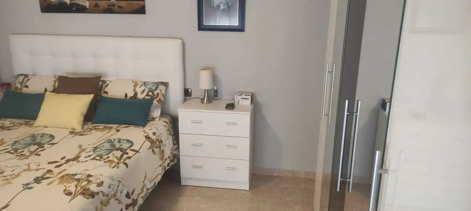 Schlafzimmer von Wohnung zum Verkauf in Burriana / Borriana mit Klimaanlage, Möbliert und Ofen