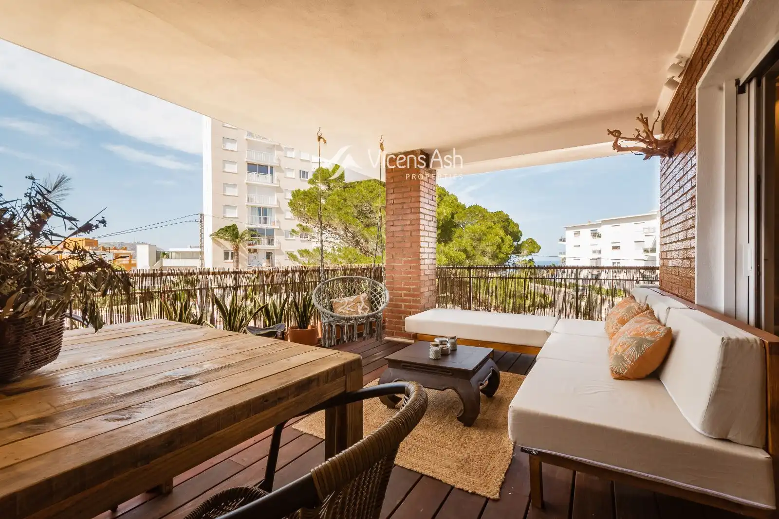 Terrace of Apartments for sale in Jávea / Xàbia  with Air Conditioner, Terrace and Furnished
