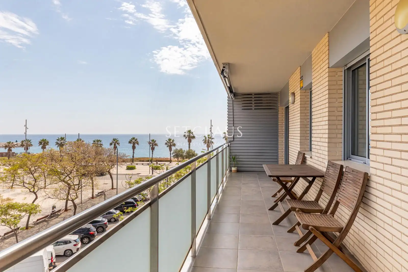Terrace of Flat for sale in Badalona  with Air Conditioner, Heating and Terrace