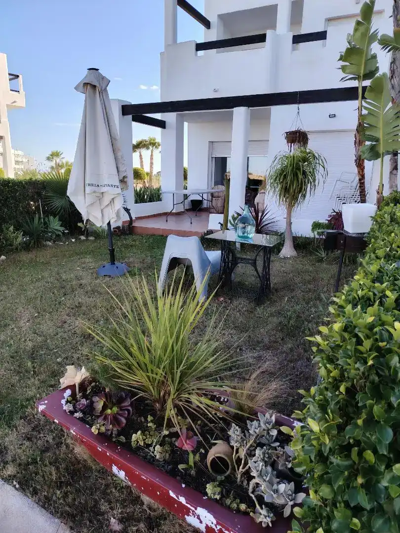 Terrasse von Erdgeschoss zum Verkauf in Torre-Pacheco mit Privatgarten und Möbliert