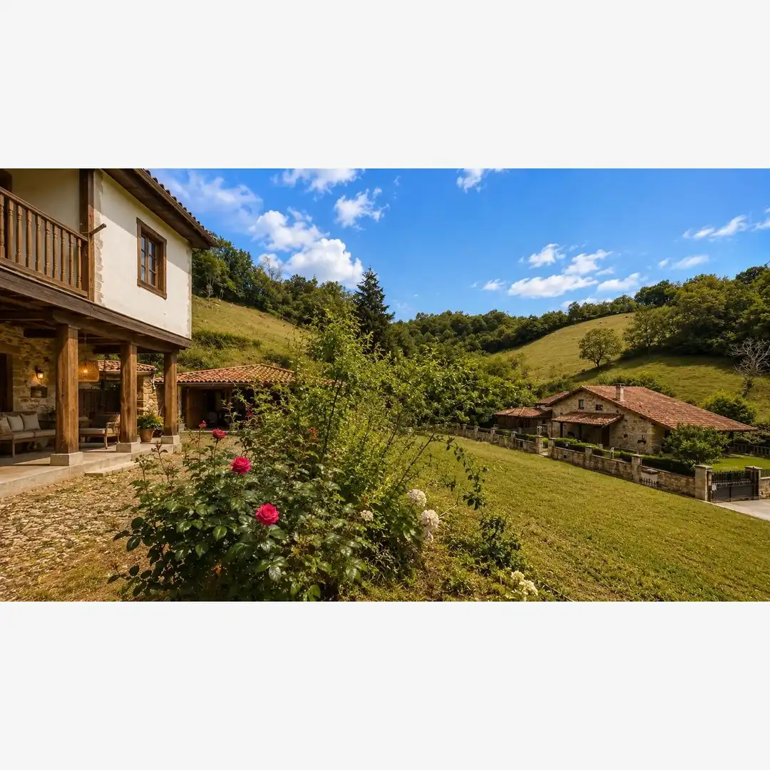 Jardín de Finca rústica en venta en Anievas con Trastero y Balcón