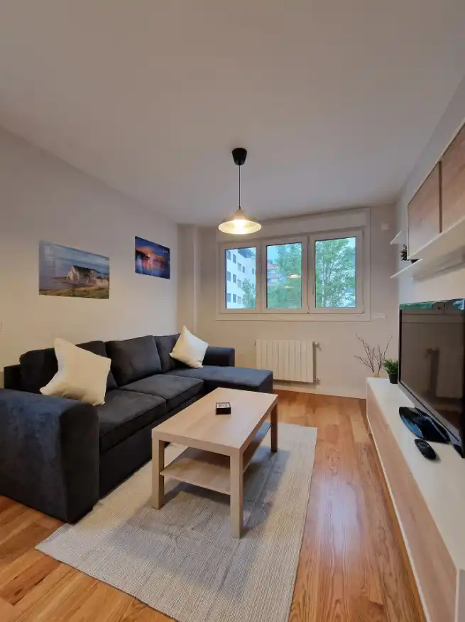Living room of Flat for rent in Urduliz  with Heating, Terrace and Storage room