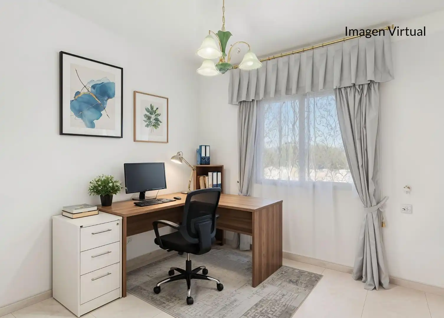 Schlafzimmer von Wohnung zum Verkauf in Málaga mit Klimaanlage