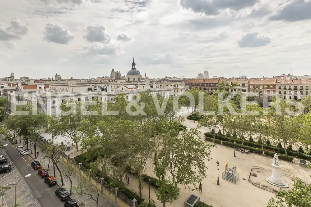 Vista exterior de Pis de lloguer en Madrid amb Aire condicionat, Calefacció i Moblat