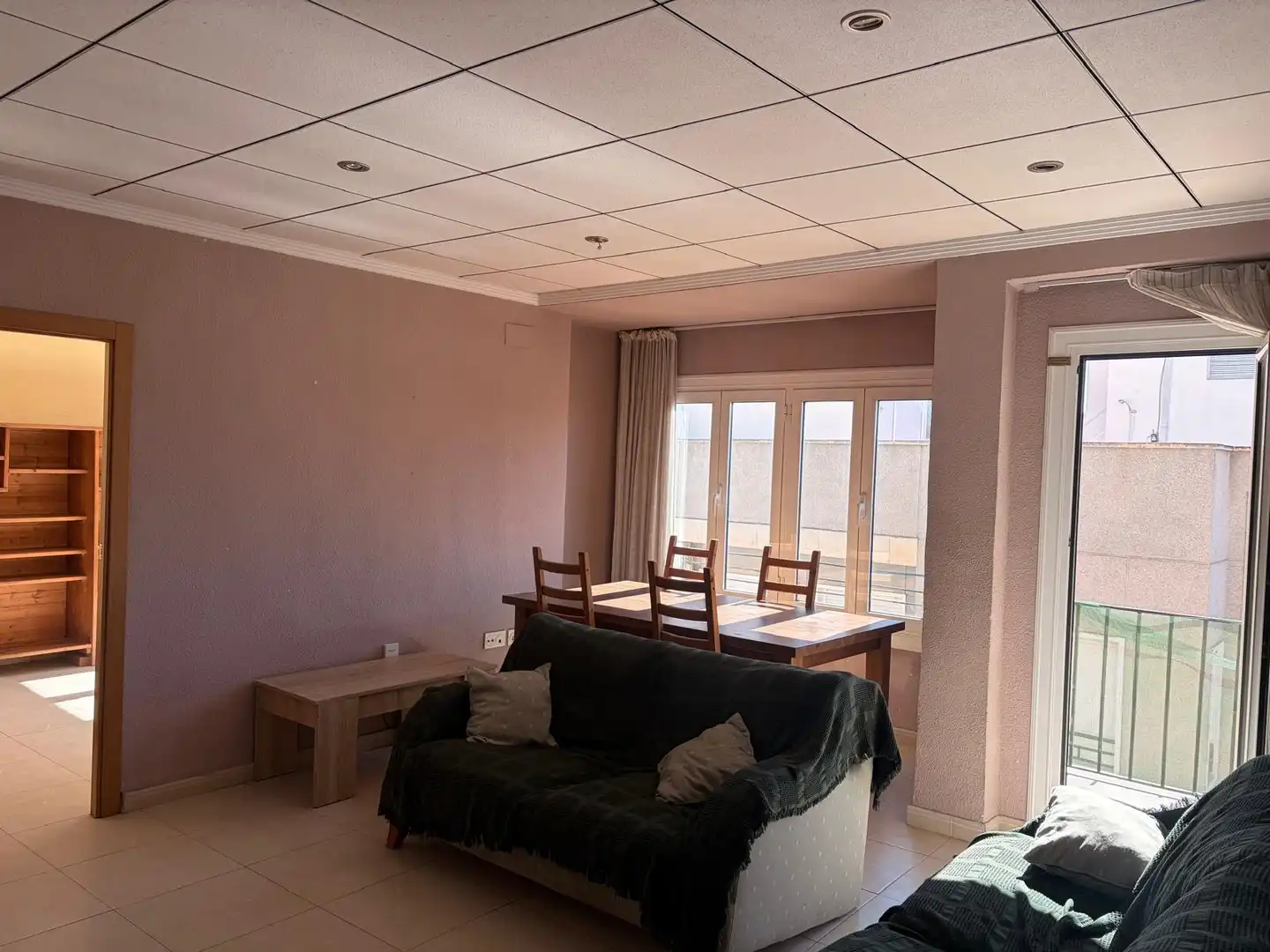 Sala de estar de Piso en venta en Villena con Aire acondicionado, Trastero y Amueblado