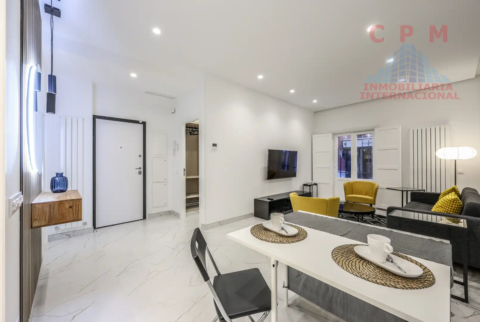 Sala de estar de Piso de alquiler en Madrid con Aire acondicionado, Calefacción y Parquet