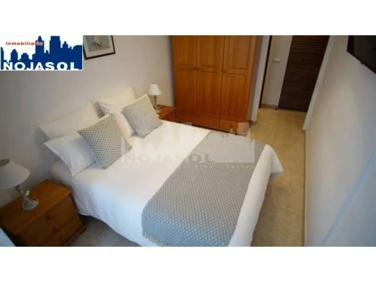 Bedroom of Flat for rent in Noja  with Heating, Terrace and Furnished