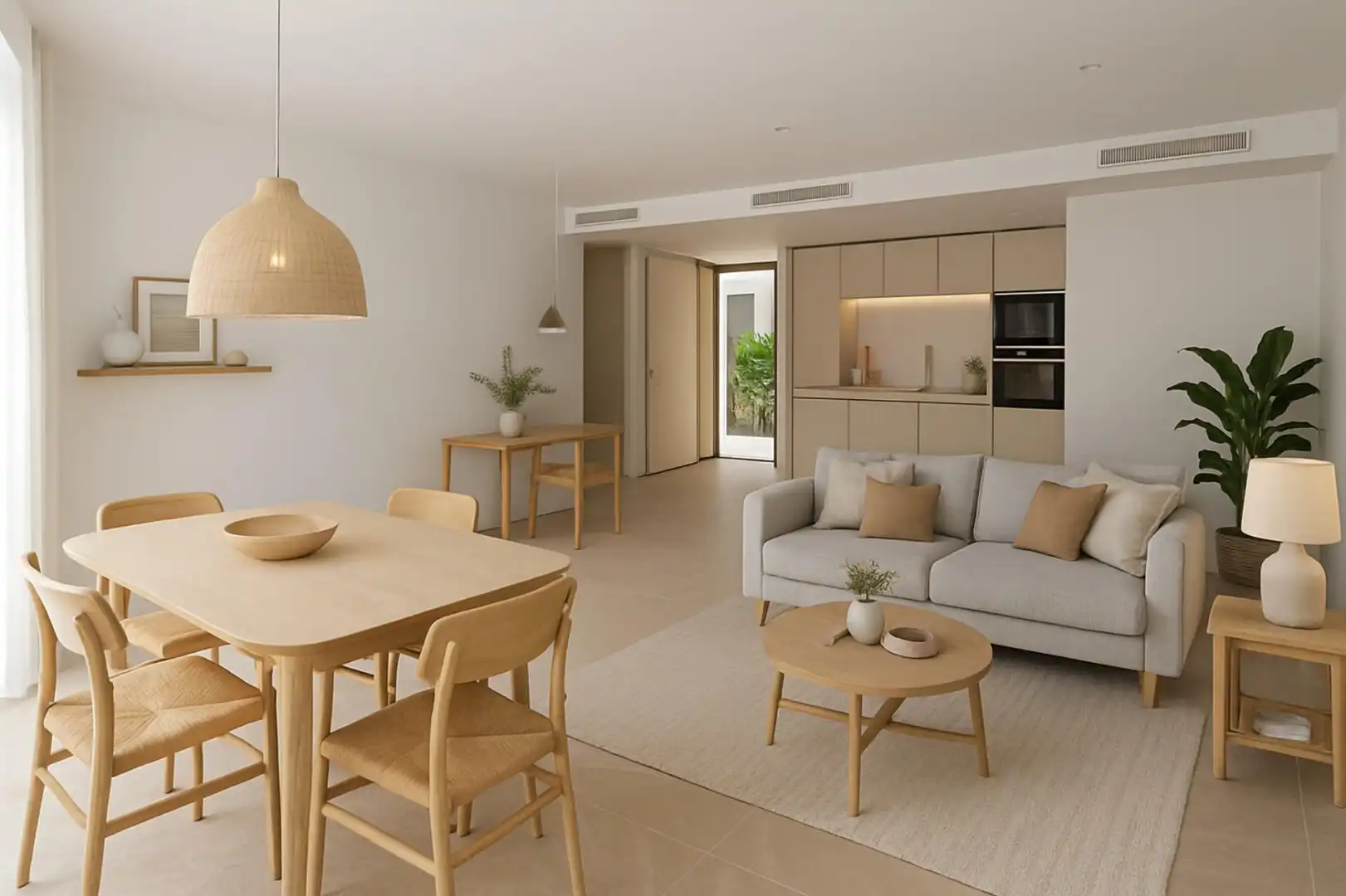Sala de estar de Apartamento en venta en Marbella con Aire acondicionado, Calefacción y Jardín privado