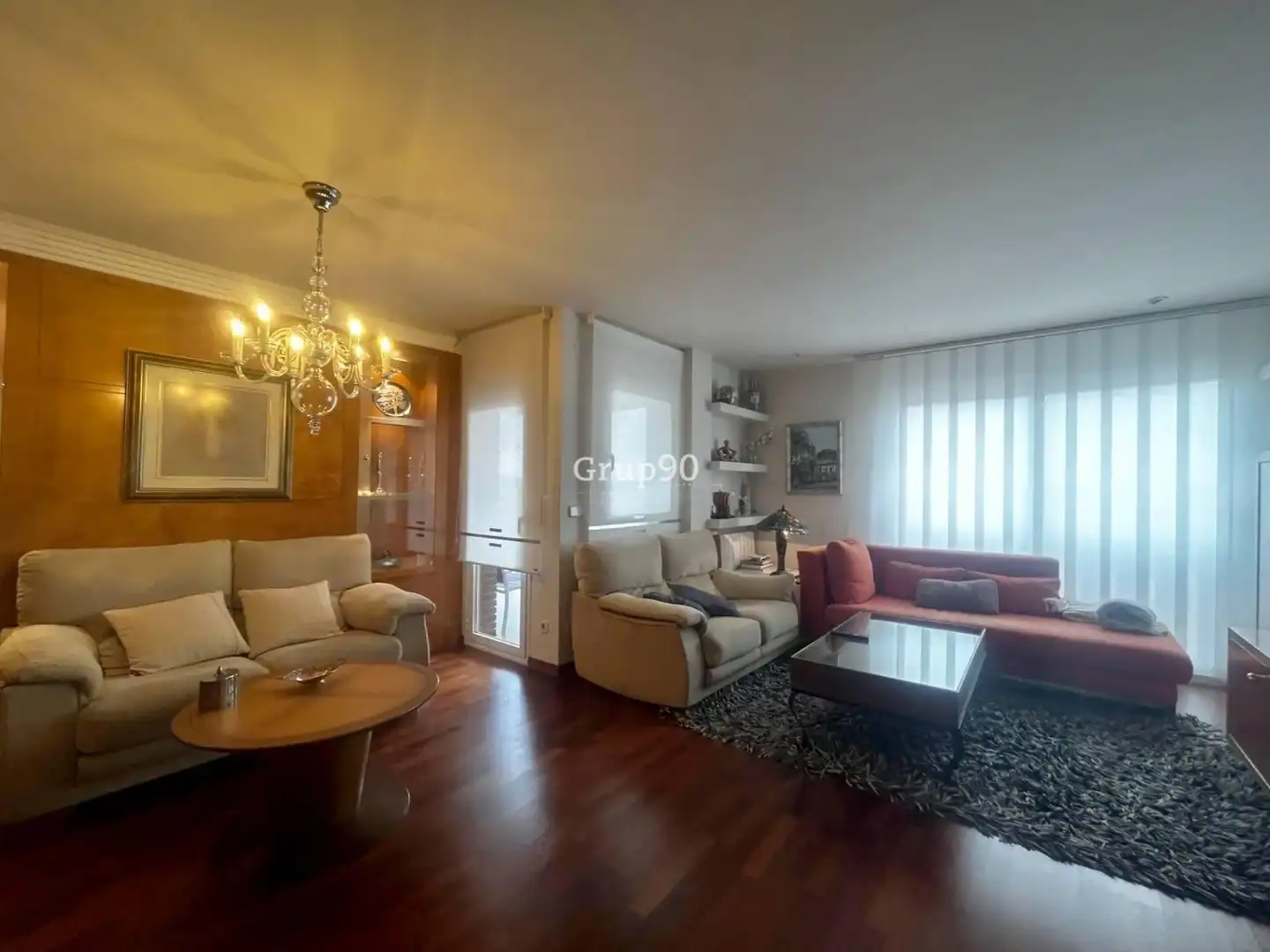 Sala d'estar de Àtic en venda en Lleida amb Parquet, Terrassa i Traster