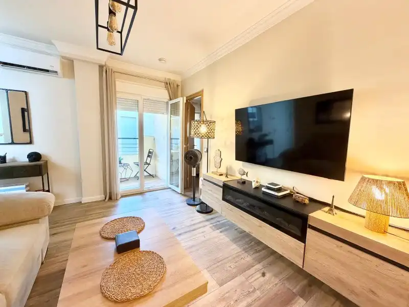 Sala de estar de Piso en venta en Torremolinos con Aire acondicionado, Terraza y Lavadora