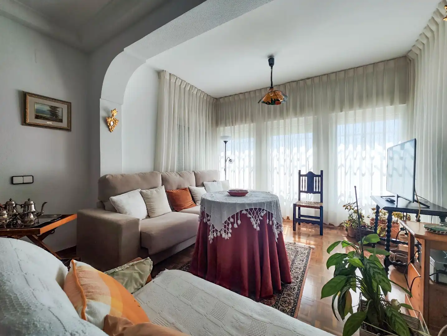 Sala de estar de Casa o chalet en venta en Puertollano con Aire acondicionado, Calefacción y Jardín privado