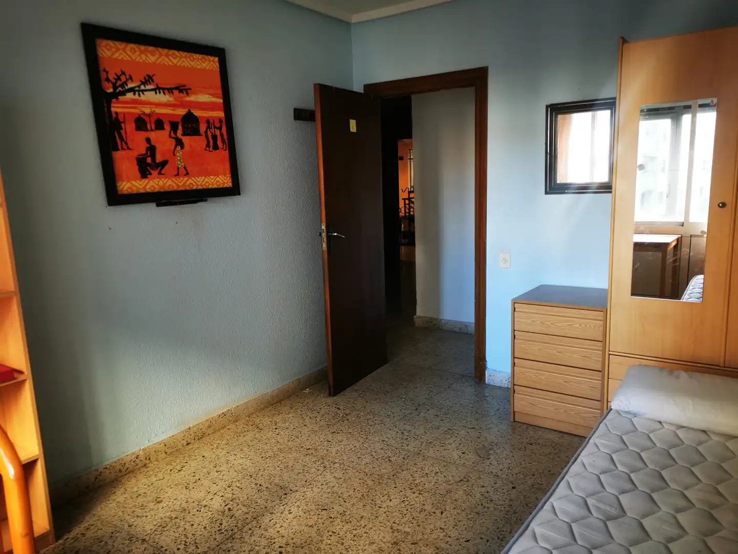 Bedroom of Flat for rent in Salamanca  with Heating, Furnished and Washing machine