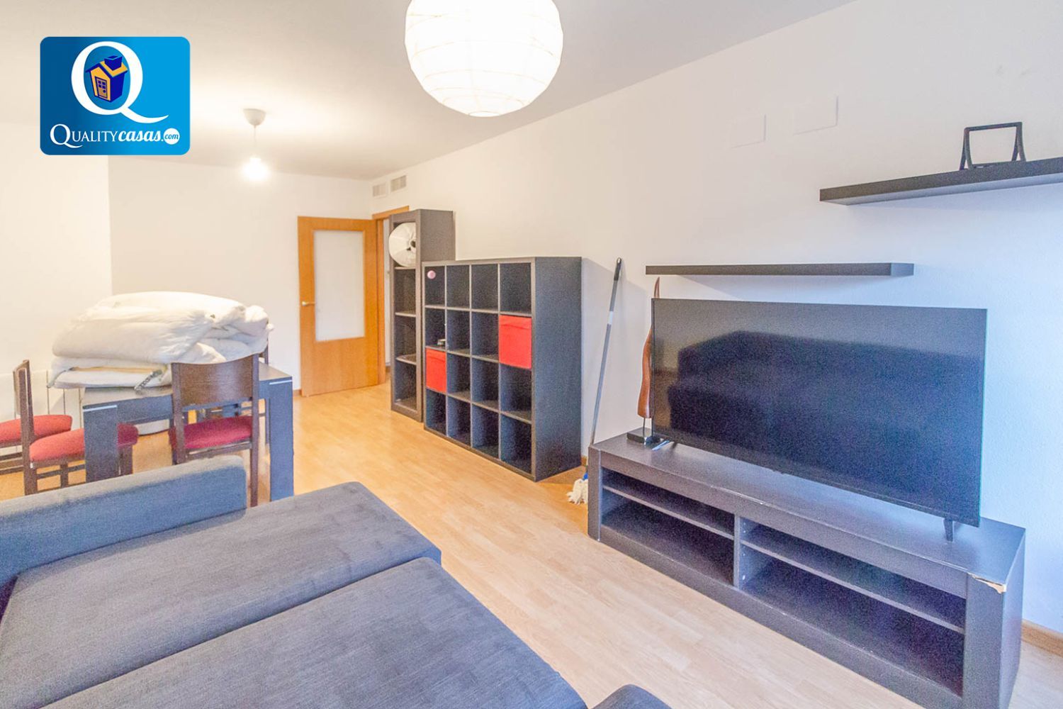 Living room of Flat for sale in Aigües  with Air Conditioner, Terrace and Storage room