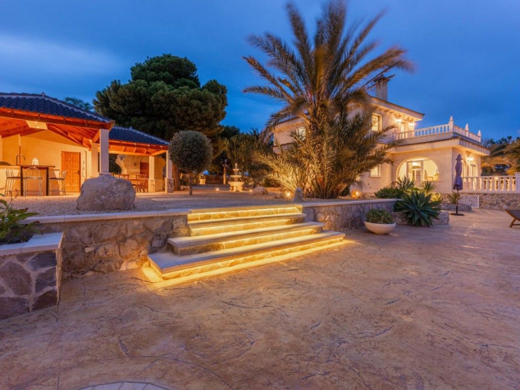 Terraza de Casa o chalet en venta en Mutxamel con Aire acondicionado, Jardín privado y Terraza