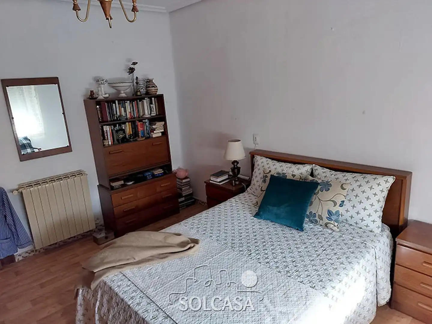 Schlafzimmer von Wohnung zum Verkauf in Valladolid mit Heizung, Möbliert und Balkon