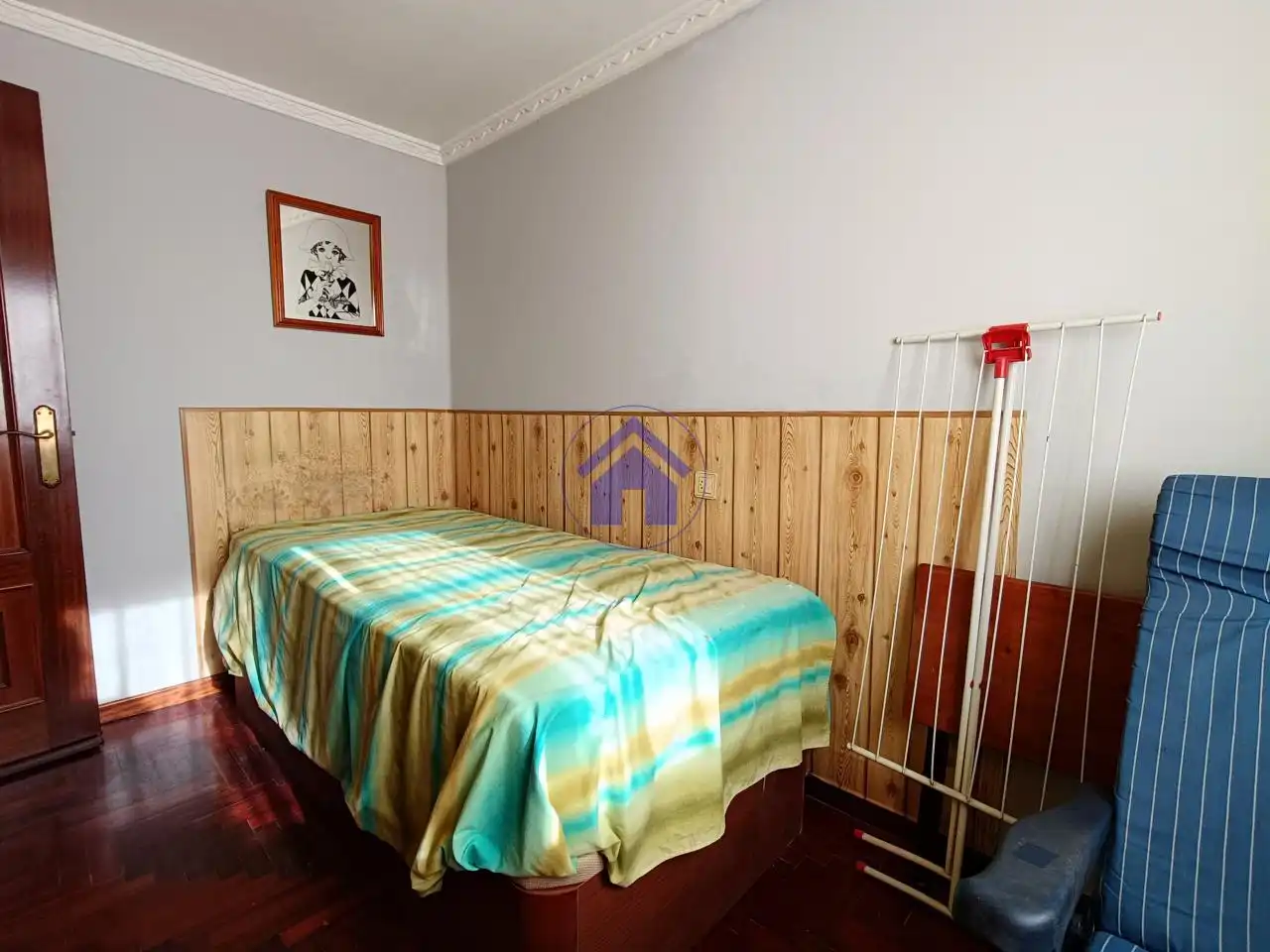 Bedroom of Flat for sale in Vigo   with Heating, Parquet flooring and Furnished