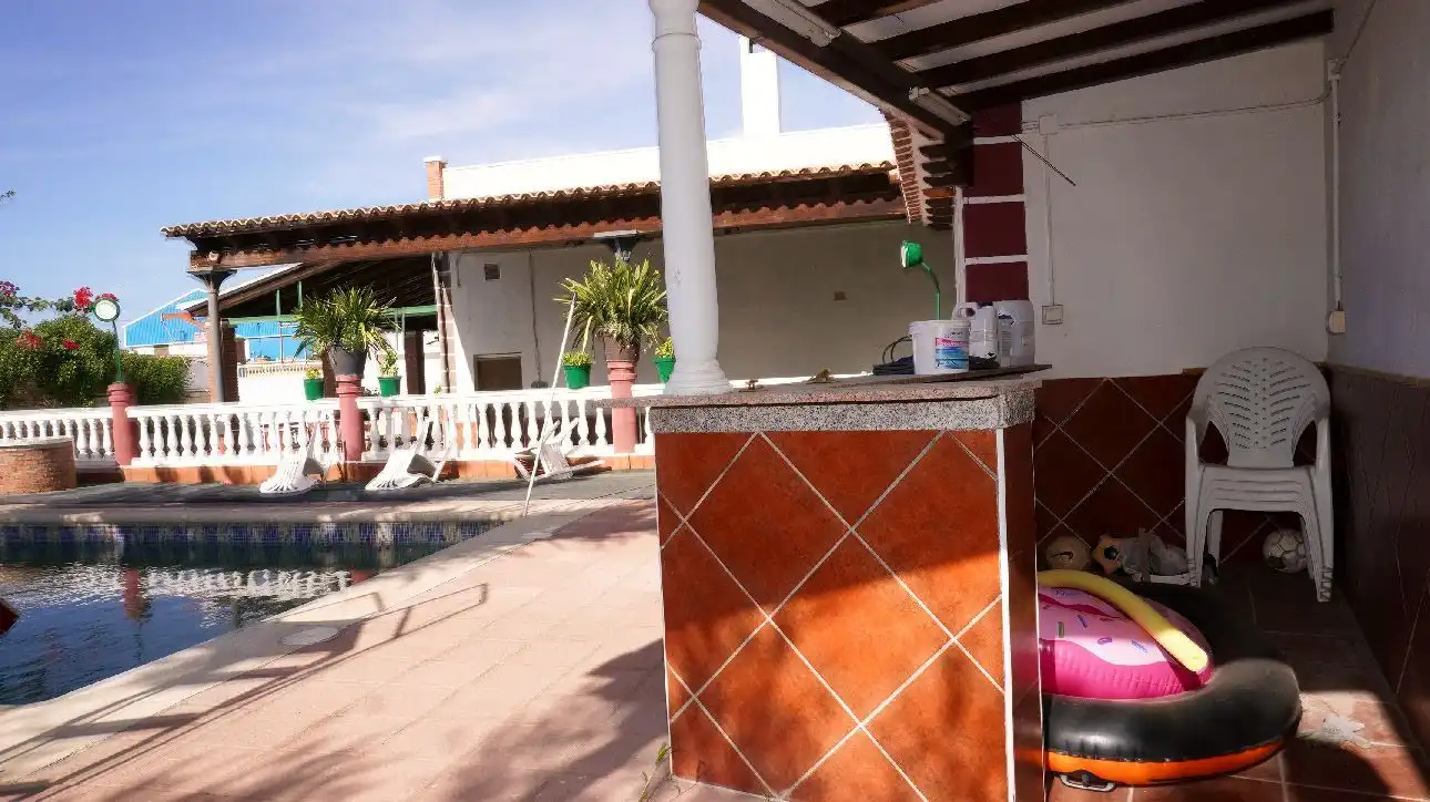 Terraza de Finca rústica en venta en Motril con Terraza, Piscina y Amueblado