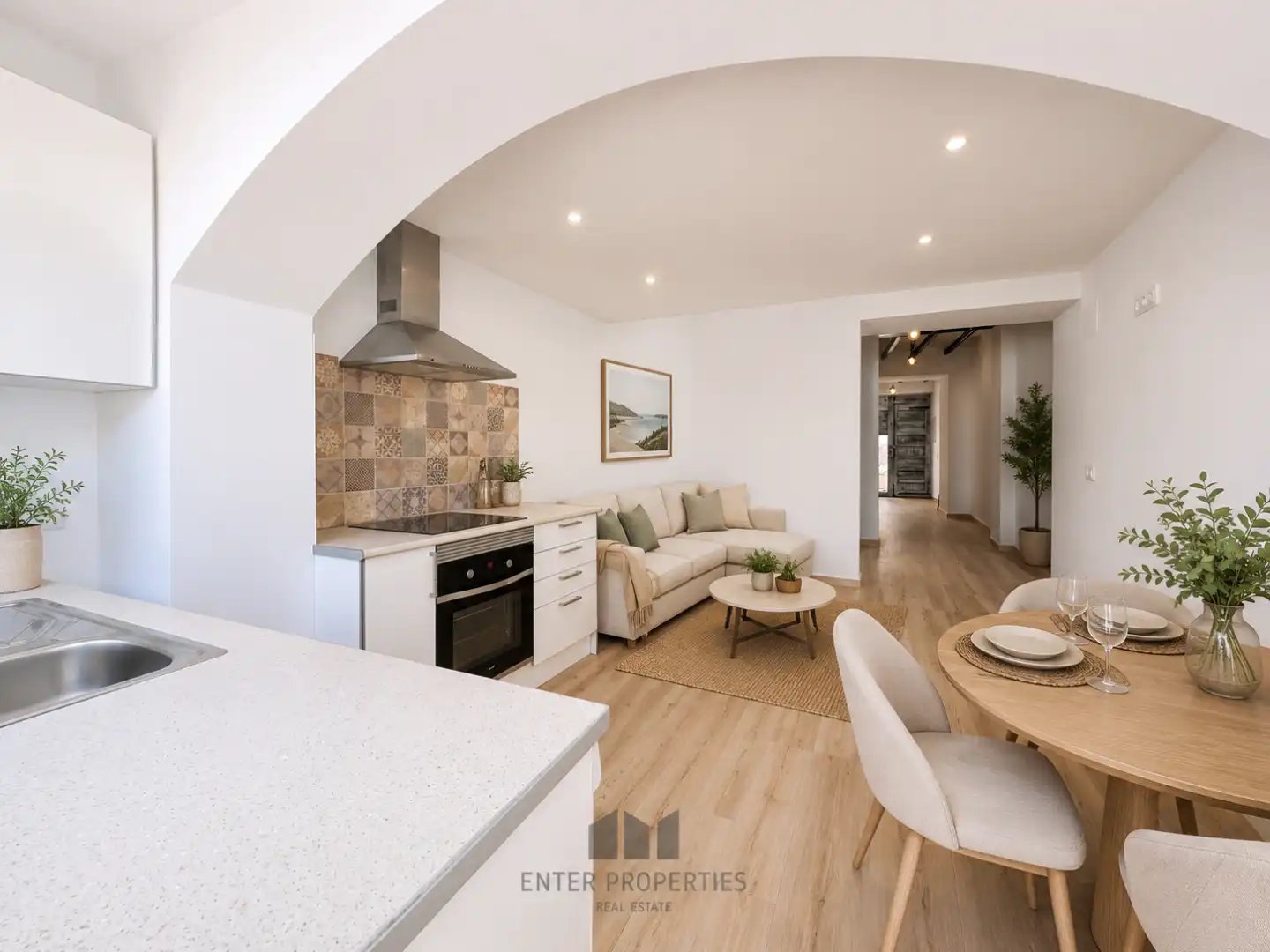 Cocina de Finca rústica en venta en Benitachell / El Poble Nou de Benitatxell con Aire acondicionado y Calefacción