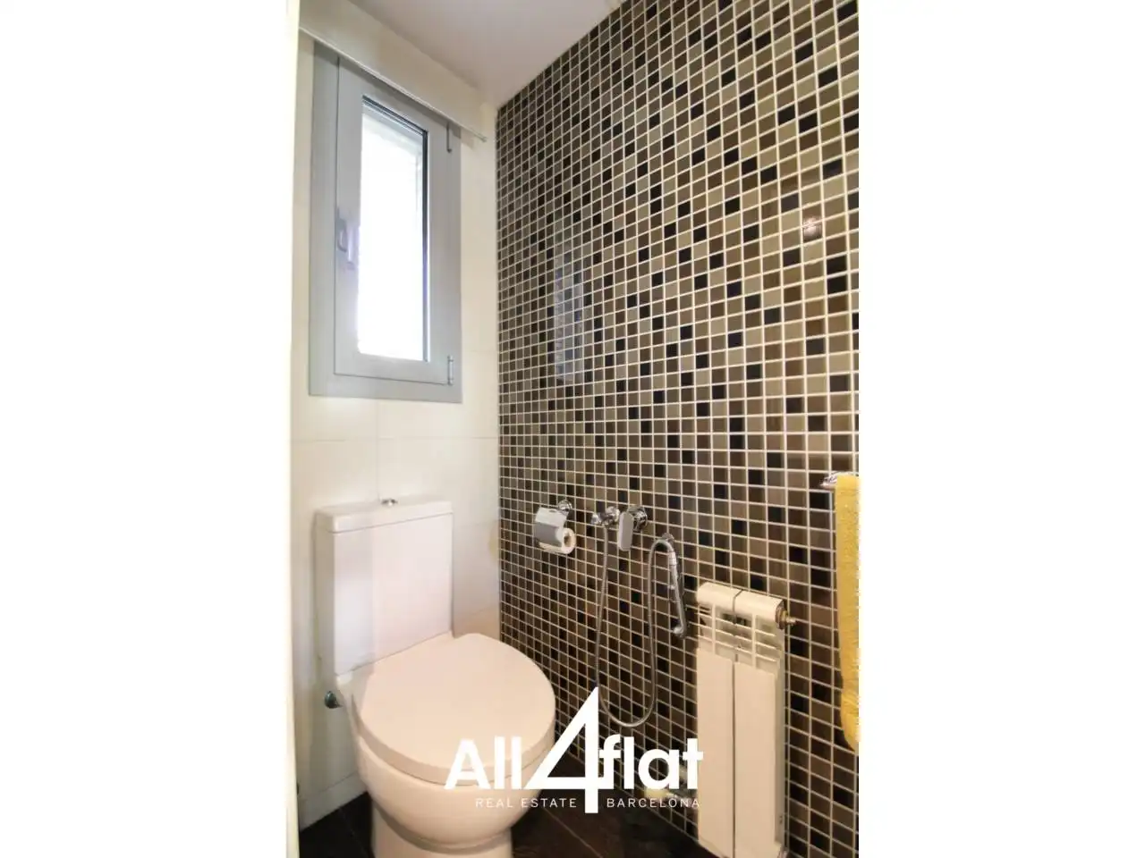 Baño de Casa o chalet de alquiler en L'Hospitalet de Llobregat con Aire acondicionado, Calefacción y Jardín privado