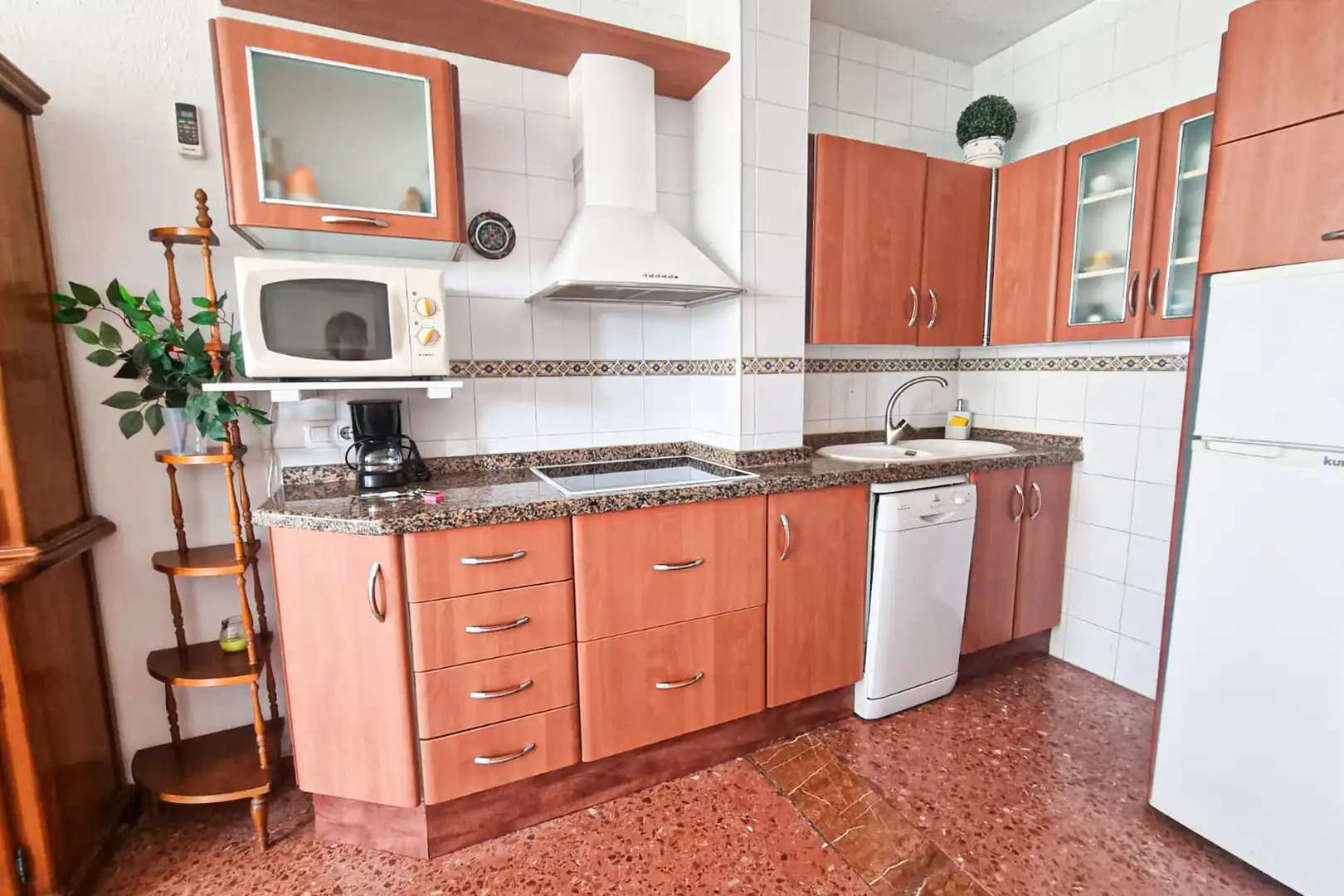 Kitchen of Flat for sale in Roquetas de Mar  with Air Conditioner, Heating and Terrace