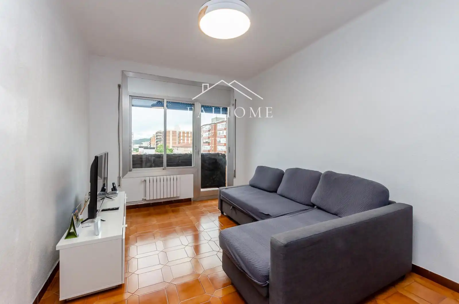 Sala de estar de Piso en venta en Sabadell con Calefacción, Parquet y Terraza