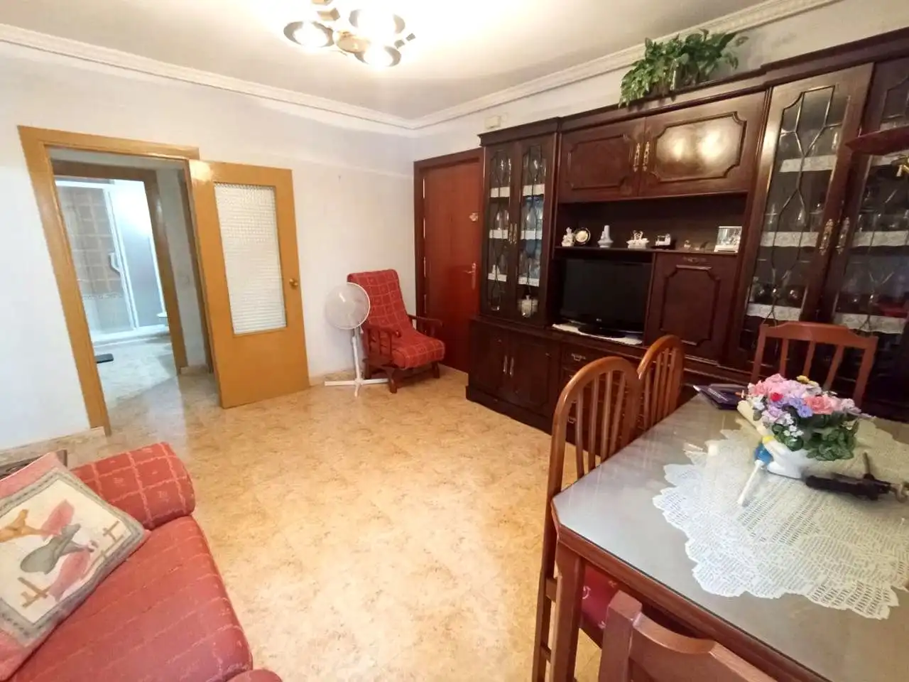 Wohnzimmer von Wohnung zur Miete in Madrid mit Möbliert
