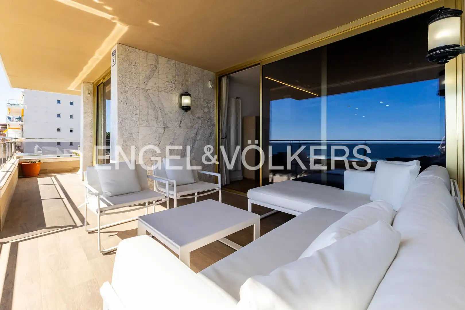 Terraza de Piso en venta en Caldes d'Estrac con Aire acondicionado, Calefacción y Jardín privado