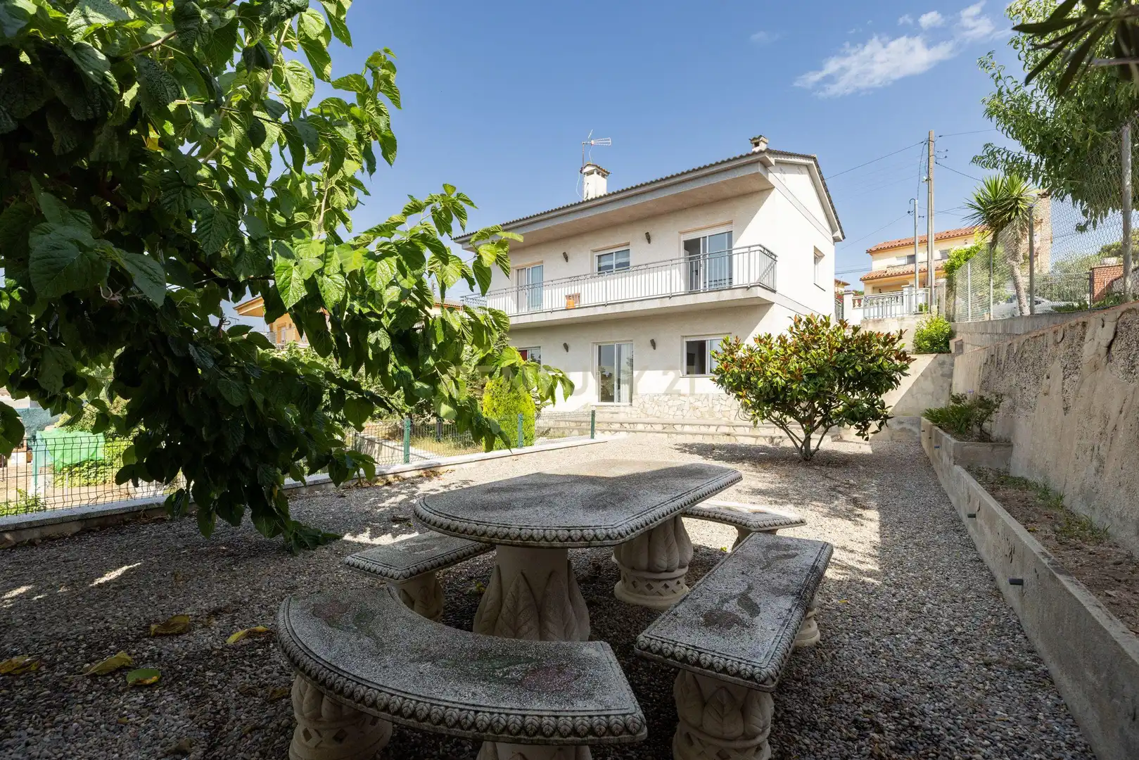 Terraza de Casa o chalet en venta en Fogars de la Selva con Jardín privado, Trastero y Piscina