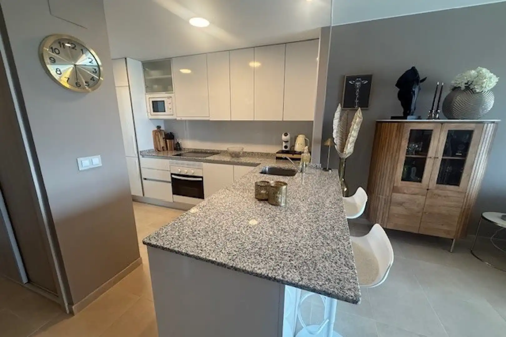 Cocina de Ático en venta en Orihuela con Aire acondicionado, Calefacción y Jardín privado