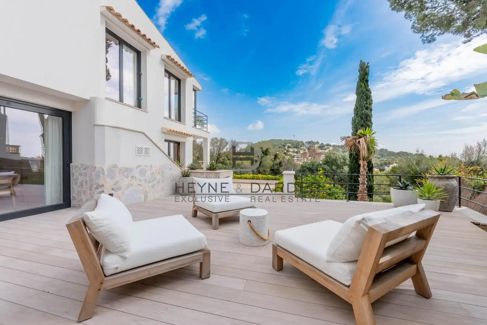 Terraza de Casa o chalet en venta en Calvià con Aire acondicionado, Jardín privado y Piscina