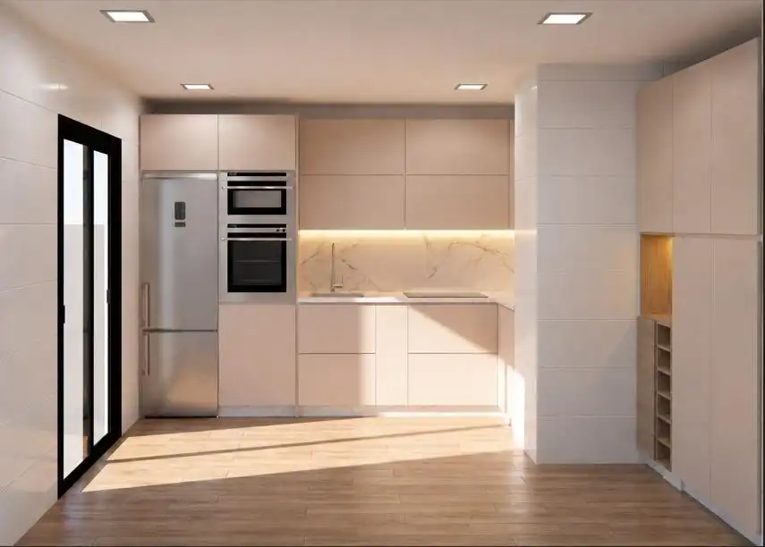 Kitchen of Flat for rent in Badajoz  with Heating, Private garden and Terrace