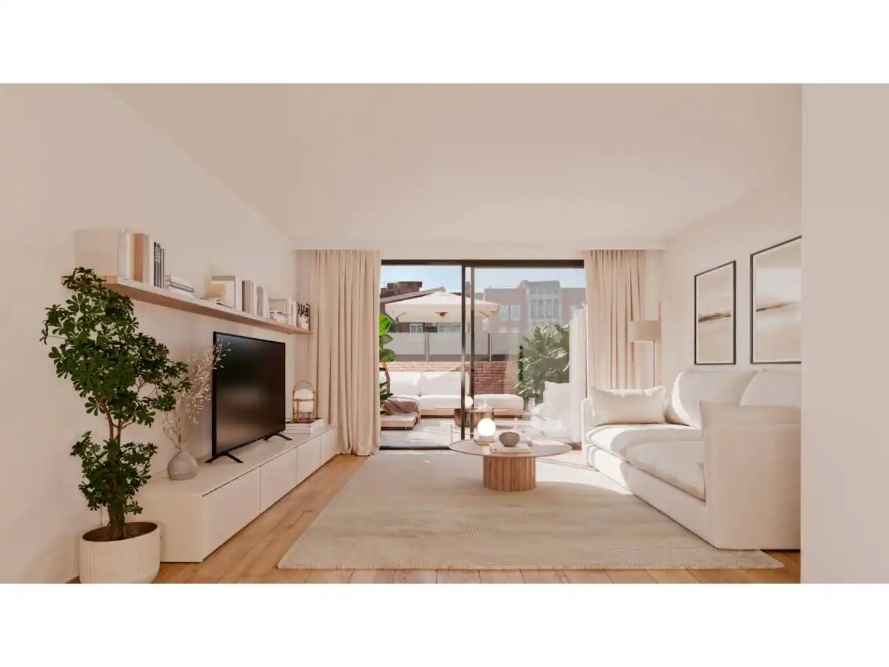 Bedroom of Houses for sale in Sabadell  with Air Conditioner, Private garden and Parquet flooring