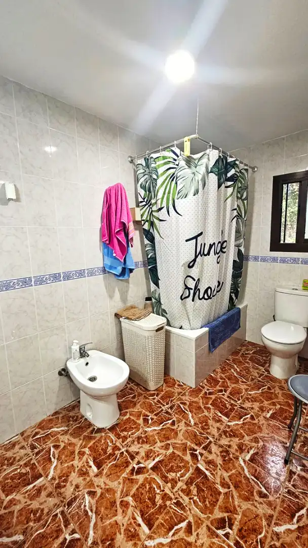 Bathroom of Houses for sale in Cortegana  with Private garden, Terrace and Storage room