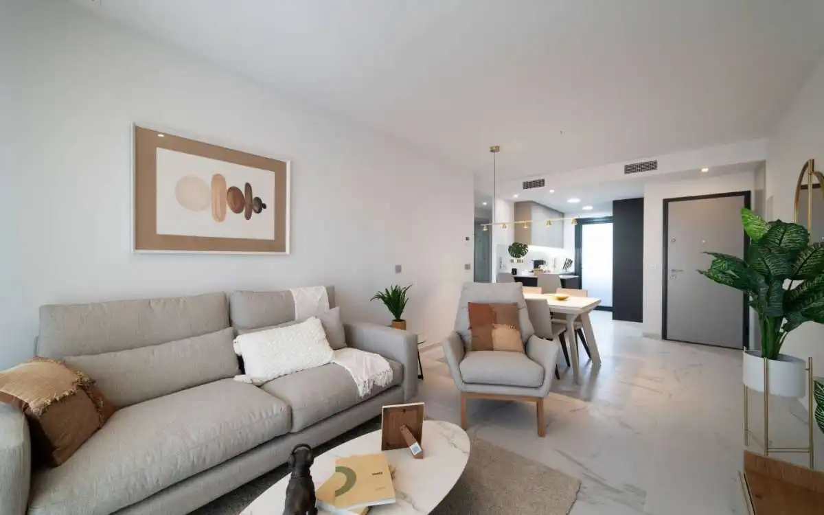 Wohnzimmer von Wohnung zum Verkauf in Benidorm mit Terrasse und Gemeinschaftspool