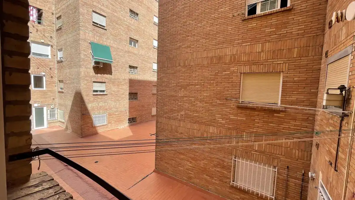 Balcony of Flat for rent in Granada  with Air Conditioner and Heating
