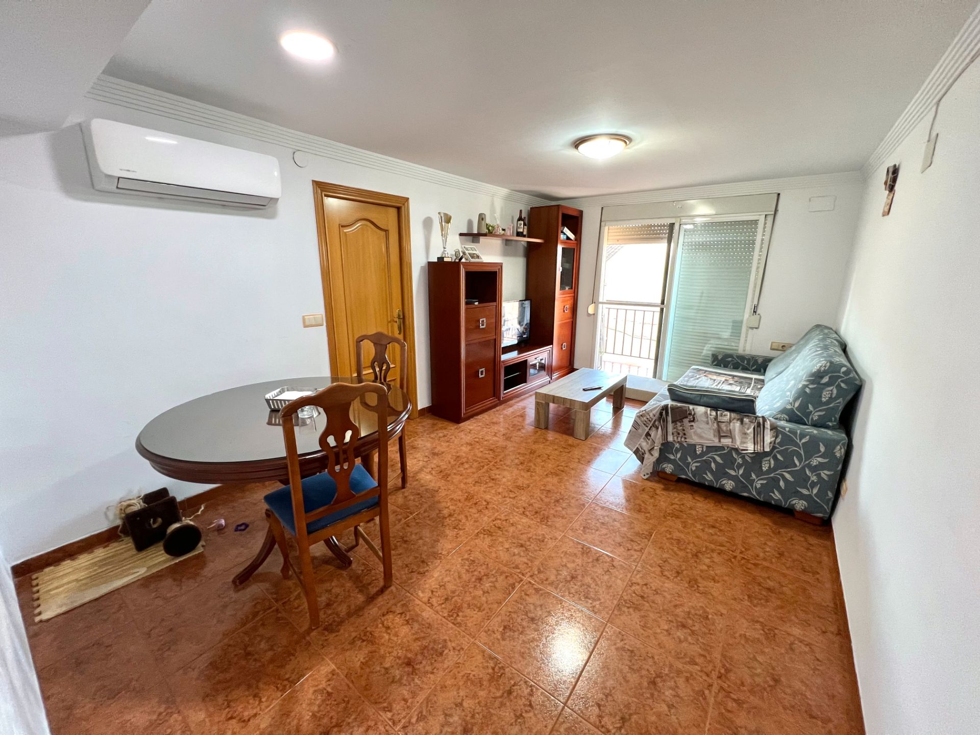 Sala d'estar de Pis en venda en  Valencia Capital amb Aire condicionat i Balcó