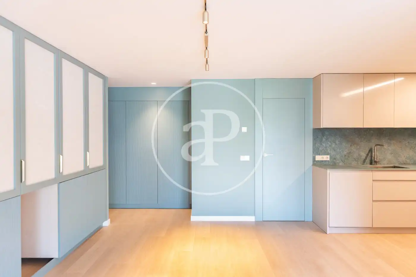 Wohnzimmer von Wohnung zur Miete in  Palma de Mallorca mit Klimaanlage, Heizung und Terrasse