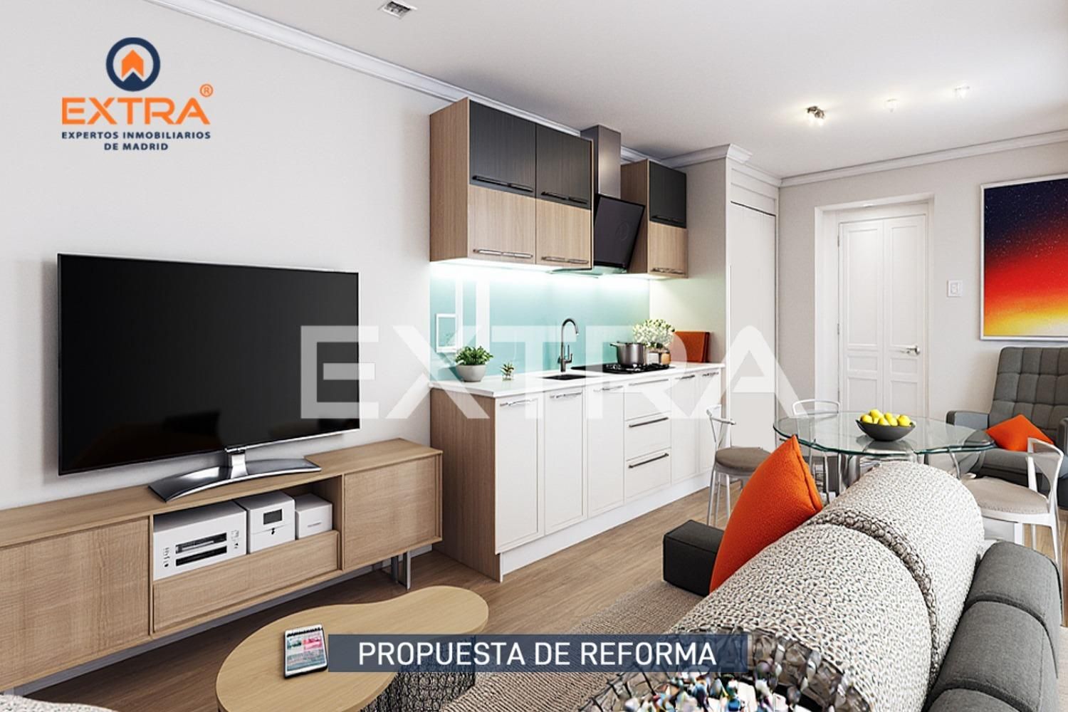 Bedroom of Flat for sale in  Madrid Capital  with Heating and Terrace