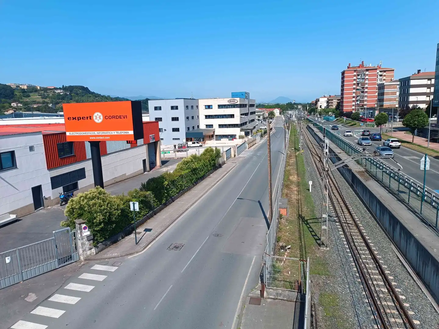 Vista exterior de Nave industrial en venta en Derio