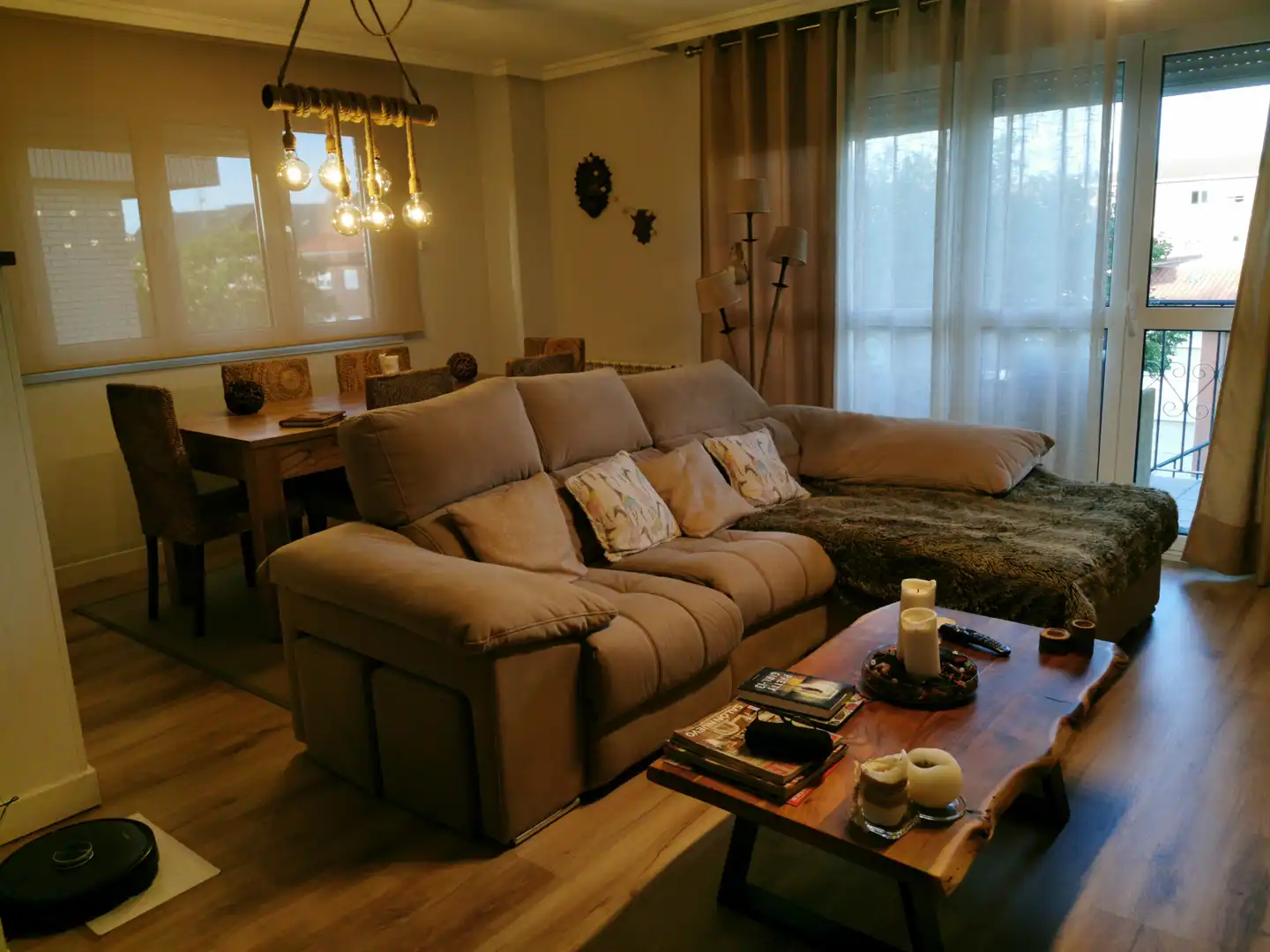 Living room of Houses for sale in Avilés  with Heating, Private garden and Parquet flooring