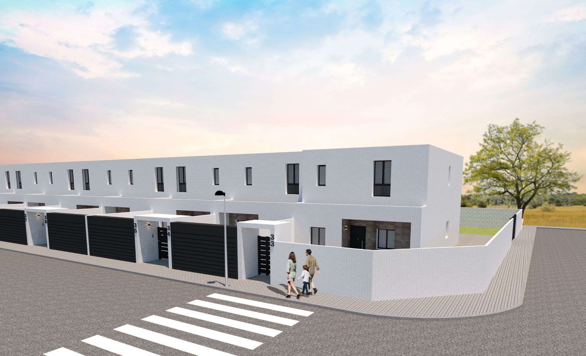 Vista exterior de Casa adosada en venta en Illescas con Calefacción, Jardín privado y Horno