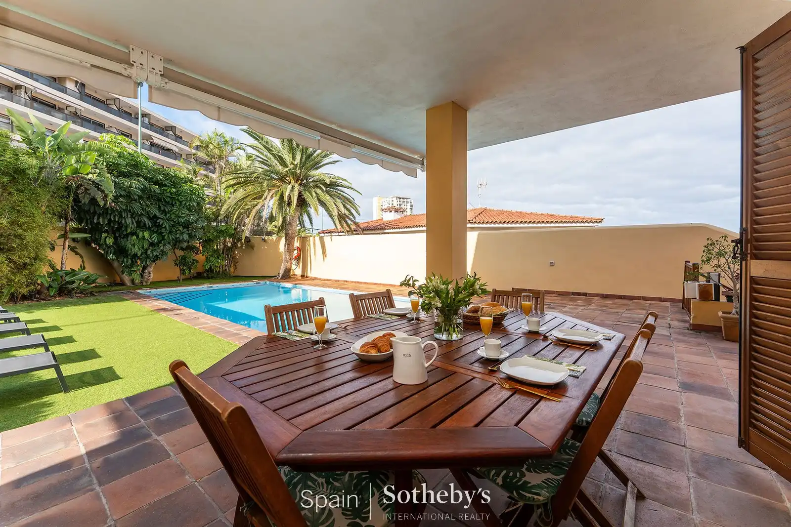Terrassa de Casa o xalet en venda en Puerto de la Cruz amb Aire condicionat, Jardí privat i Terrassa