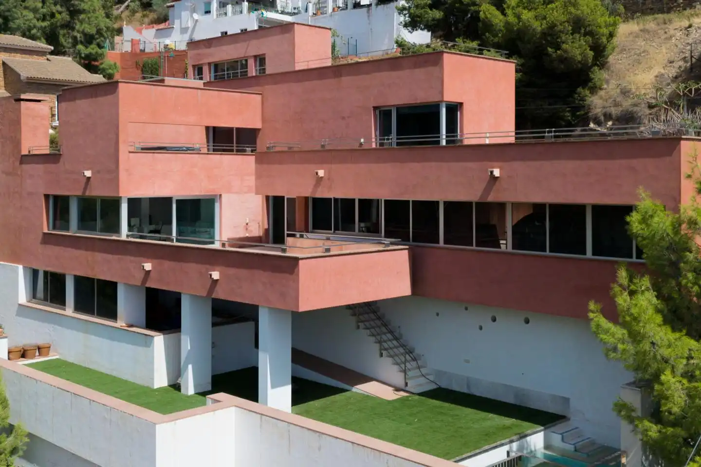 Exterior view of Houses for sale in Málaga  with Private garden, Terrace and Swimming Pool