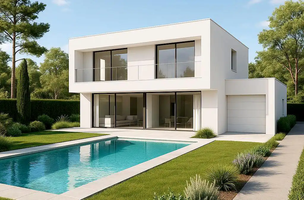 Vista exterior de Residencial en venda en Sant Cugat del Vallès
