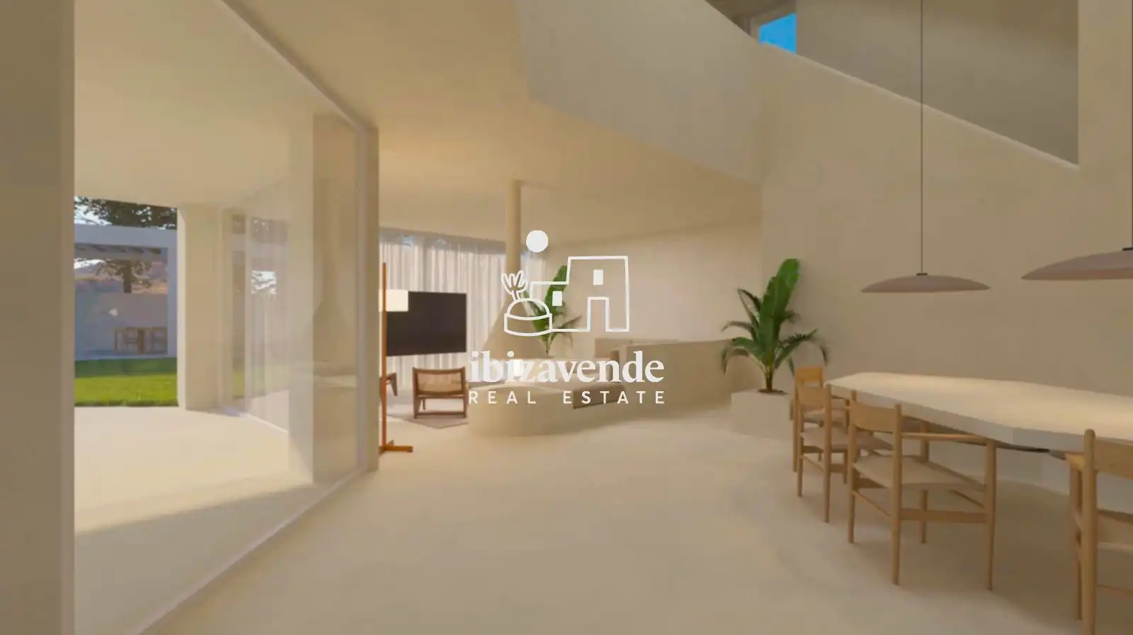 Sala d'estar de Casa o xalet en venda en Santa Eulària des Riu amb Aire condicionat, Calefacció i Terrassa